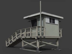 lifeguard tower 3D Model