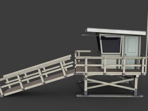 lifeguard tower 3D-Modell
