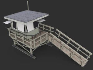 lifeguard tower 3D Model