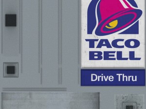 taco bell restaurant 3D 모델