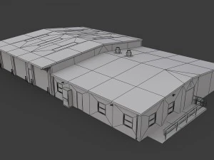 suburban fire department 3D Model