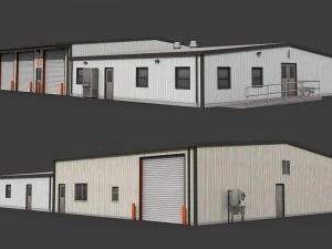 suburban fire department 3D Model