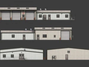 suburban fire department 3D Model
