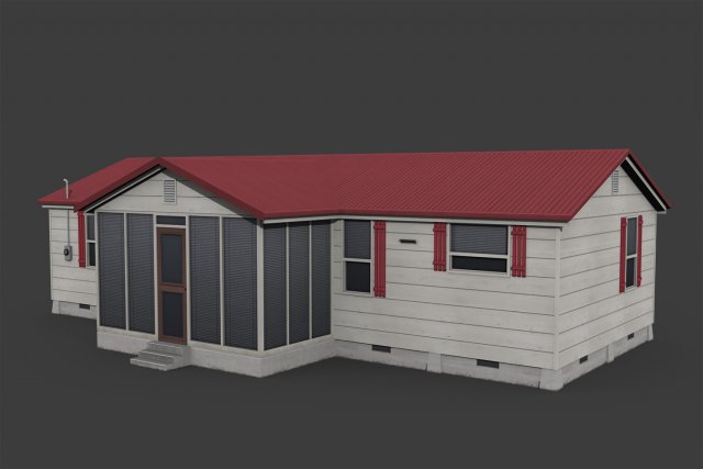 suburban family house Modèle 3D .c4d .max .obj .3ds .fbx .stl .blend 