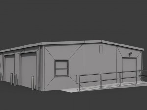 small warehouse 3D 模型