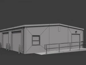 small warehouse 3D Model