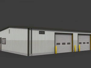 small warehouse 3D Model