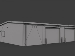 small warehouse 3D 模型