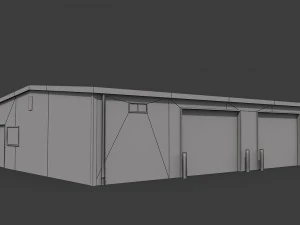 small warehouse 3D Model