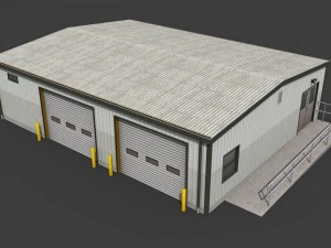small warehouse 3D Model