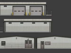 small warehouse 3D 模型