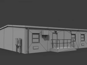 temporary office 3D Model