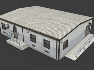 temporary office Model 3D