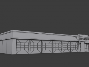 firestone complete auto service building 3D Model