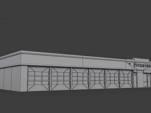 firestone complete auto service building 3D Model