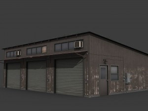 old warehouse 3D Model