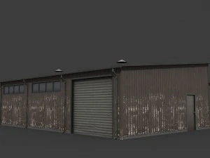 old warehouse 3D Model