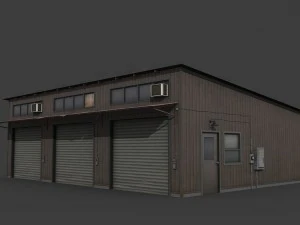 old warehouse 3D Model