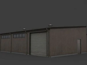 old warehouse 3D Model