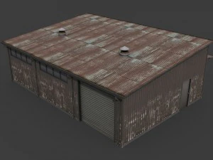 old warehouse 3D Model