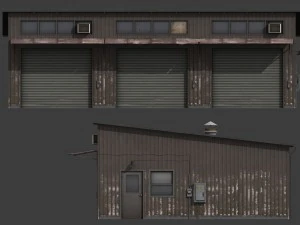 old warehouse 3D Model