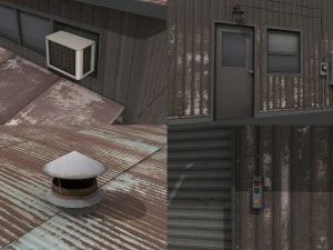 old warehouse 3D Model