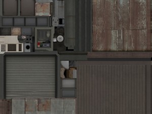 old warehouse Modello 3D