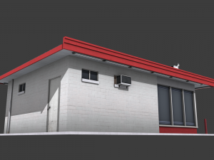 dairy queen restaurant 3D मॉडल