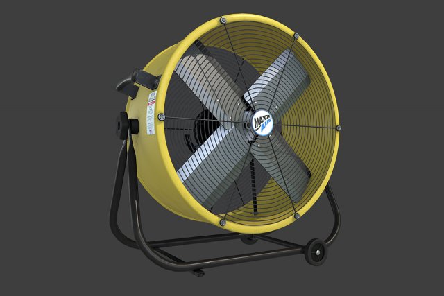 air circulator 3D Model .c4d .max .obj .3ds .fbx .stl .blend
