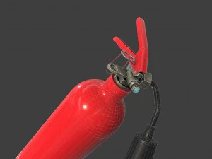 fire extinguisher 3D Model