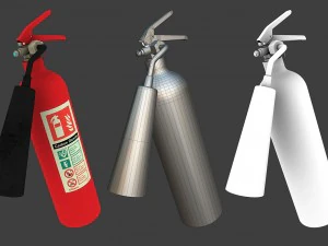 fire extinguisher 3D Model