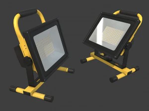 LED作業灯 3Dモデル