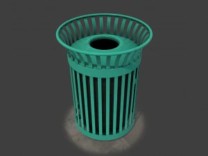 뉴욕 쓰레기통 3D 모델
