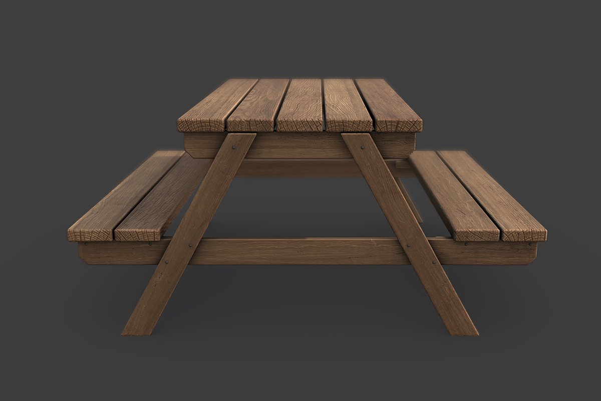 D table. Lowpoly Table. 3d Table. Low Poly Table. Круглый деревянный стол 3д модель Low Poly.