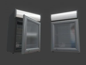 small fridge 3D Model
