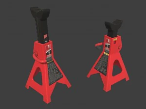 cavalletto in acciaio Modello 3D