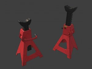 steel jack stand 3D Model