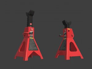 steel jack stand 3D Model