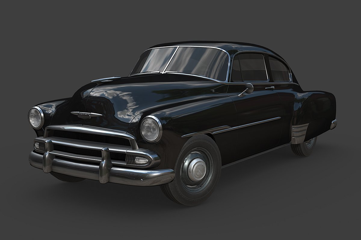 Chevrolet Fleetline 1951 Model 3d In Mobil Tua 3dexport