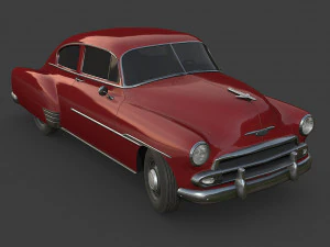 chevrolet fleetline 1951 3D Model