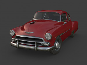 chevrolet fleetline 1951 Model 3D