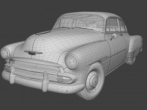 chevrolet fleetline 1951 3D Model
