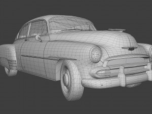 chevrolet fleetline 1951 Model 3D