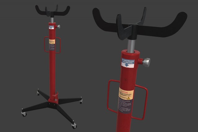 transmission pneumatic jack 3D मॉडल .c4d .max .obj .3ds .fbx .stl .blend 