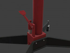 transmission pneumatic jack 3D Model
