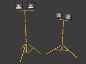 led work light stand Model 3D