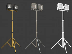 led work light stand 3D Model