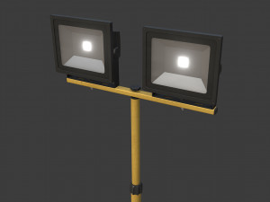 led work light stand 3D 模型