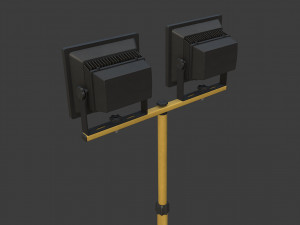 led work light stand 3D 模型