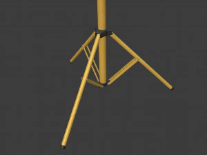 led work light stand 3D Model